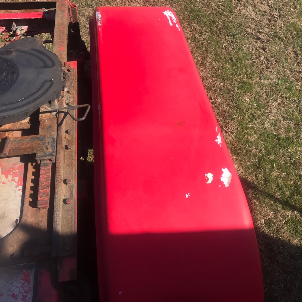 Fiberglass fenders with mounting brackets